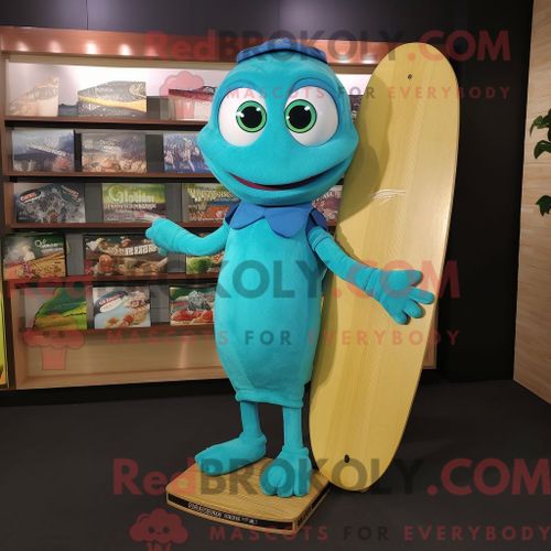 Costume Mascotte Redbrokoly De Renard Habillé Avec Un Jegging Et Des Épingles À Cheveux