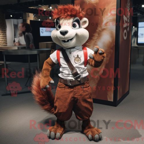 Costume Mascotte Redbrokoly De Goulash Bleu Sarcelle Habillé Avec Un Sweat-Shirt Et Des Porte-Documents