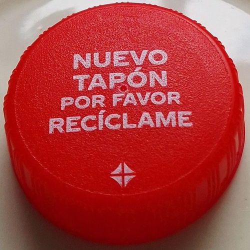 Espagne Capsule Plastique À Visser Coca Cola Nuevo Tapón Por Favor Recíclame
