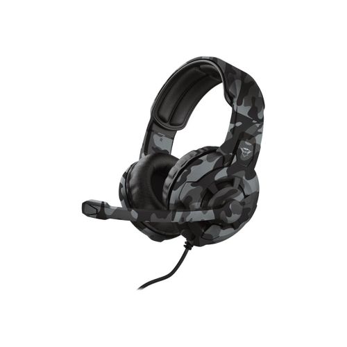 Trust Gaming GXT 411K Radius - Micro-casque - circum-aural - filaire - jack 3,5mm - camo noir