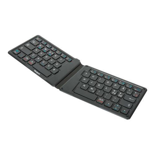 Targus - Clavier - antimicrobienne - sans fil - Bluetooth 5.1 - QWERTY - Nordique - noir - B2B