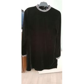 Robe Noire Velours H&m Taille 36