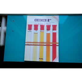Chimie 2nde Editions Bordas Boichot/Faure 1981 Révision Expérimentale