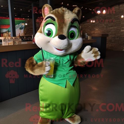 Costume De Mascotte Redbrokoly De Taureau Habillé D Une Jupe Longue Et De Lunettes De Soleil