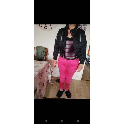 Blouson 10 Ans Fille Shiny Noir