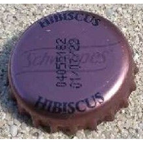 Espagne Capsule Crown Cap Schweppes Hibiscus