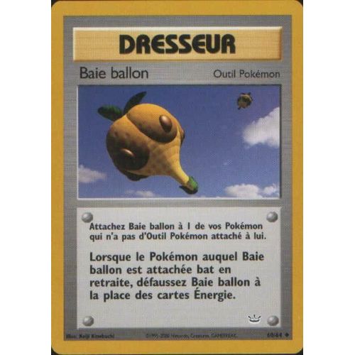 Dresseur Baie Ballon (Néo Révélation, Vf, N°60/64)