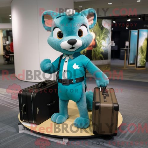 Costume Mascotte Redbrokoly Quagga Vert Citron Habillé D Un Gilet Et De Lunettes