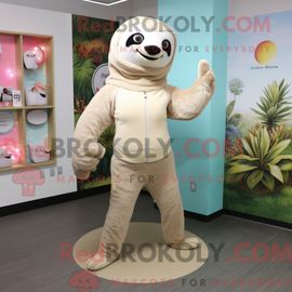Costume Mascotte Redbrokoly D Olive Jambalaya Personnage Habillé D Un Bikini Et De Sacs Messager
