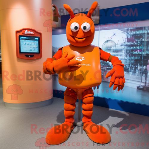Costume Mascotte Redbrokoly De Gorille Marron Habillé D Une Parka Et De Cravates