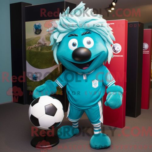 Costume Mascotte Redbrokoly De Shakshuka Verte Personnage Habillé Avec Une Robe Midi Et Des Broches