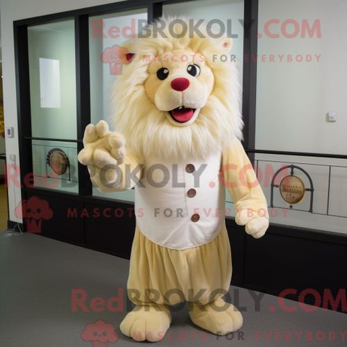 Costume Mascotte Redbrokoly De Lynx Marron Habillé D Une Veste De Moto Et De Boucles D Oreilles