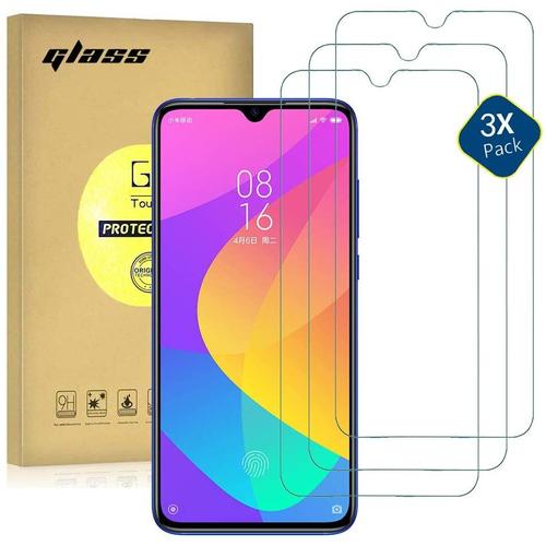 [Protecteur D'ecran 3 Pieces Pour Samsung Galaxy A40, Verre Trempe Durete 9h, Pas De Bulles, Facile A Installer, Bord Arrondi 5d