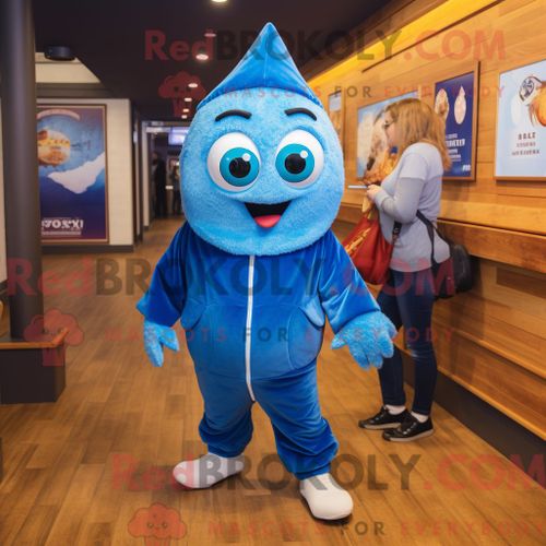 Personnage De Costume De Mascotte Redbrokoly D Aigle De Cyan Haast Habillé Avec Un Jean Et Des Colliers