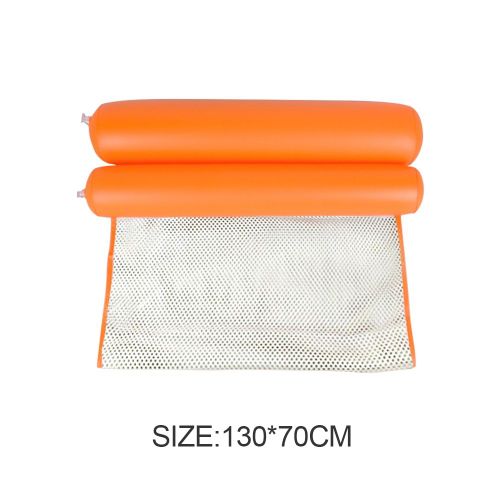 Orange -Hamac Gonflable Pliable Flottant En Pvc, Lit Balançoire D'été, Bouée À Air, Matelas Chaise Pour Sports Aquatiques Piscine