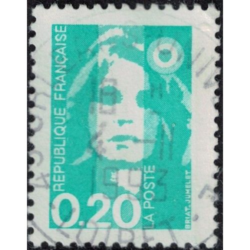 France 1990 Oblitéré Used Marianne Du Bicentenaire Briat 0f20 Émeraude Y&t 2618 Su