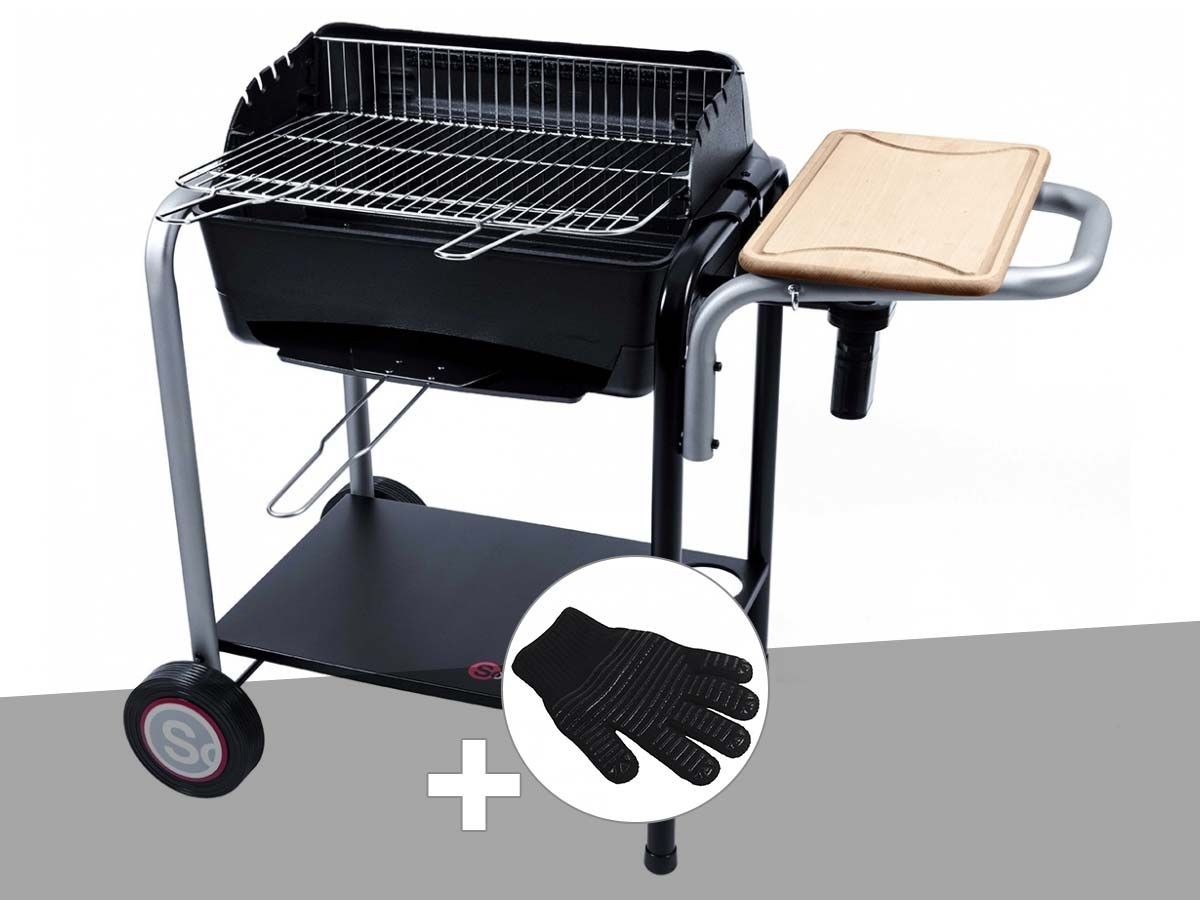 Barbecue charbon Roma Somagic + Gant de protection