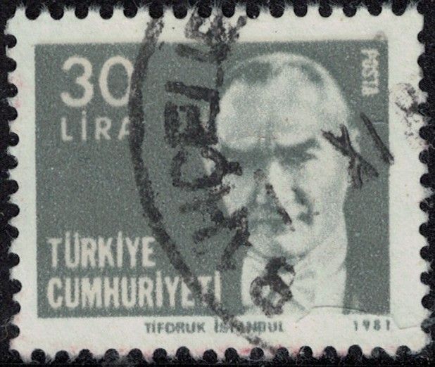 Turquie 1981 Oblitéré Used Ancien Président De La République Mustafa Kemal Atatürk Y&t Tr 2138 Su