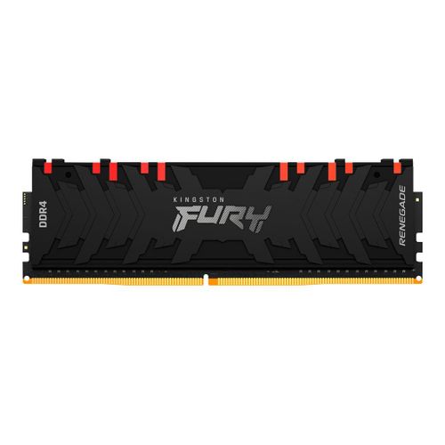 Kingston FURY Renegade RGB - DDR4 - module - 16 Go - DIMM 288 broches - 3000 MHz / PC4-24000 - CL15 - 1.35 V - mémoire sans tampon - non ECC - noir