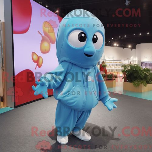 Costume De Mascotte Redbrokoly De Maroon Beef Wellington Habillé D Une Veste En Cuir Et De Montres Intelligentes
