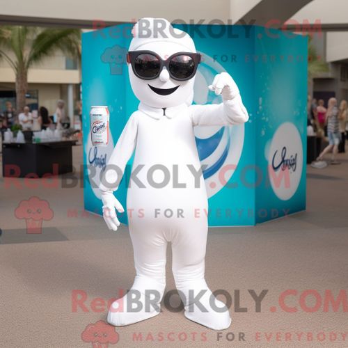 Personnage De Costume De Mascotte Redbrokoly De Dauphin Vert Habillé D Une Chemise Boutonnée Et De Montres-Bracelets