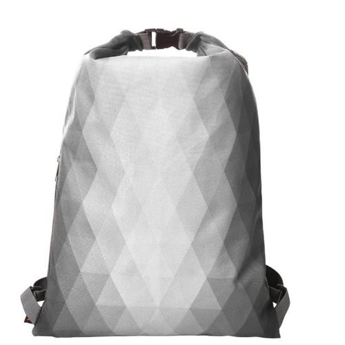 Sac à dos à motifs losanges - 1815000 - gris clair