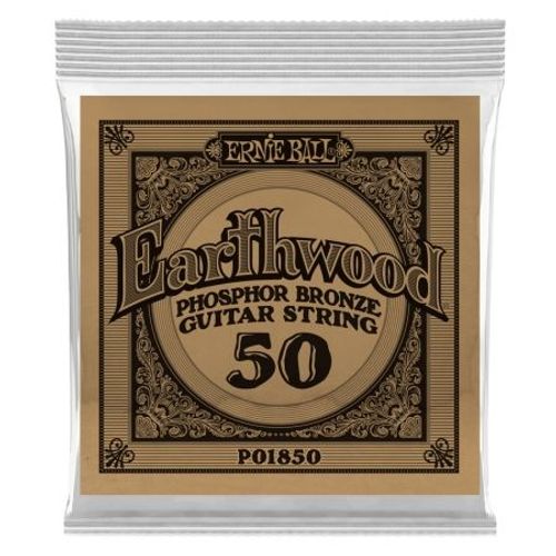 Ernie Ball 1850 - Corde Acoustique Au Détail Earthwood Phosphor Bronze - Tirant 050
