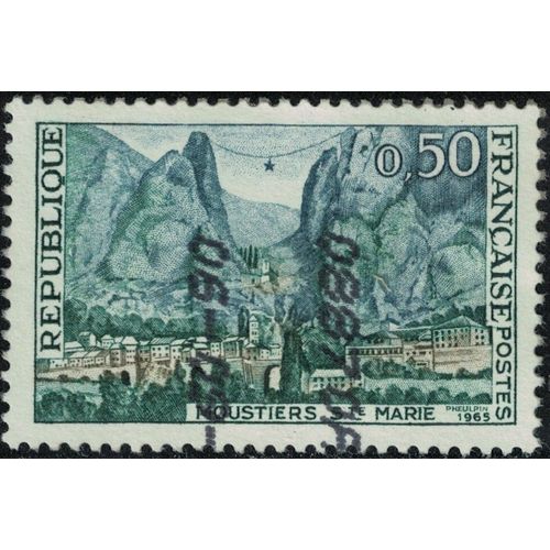 France 1965 Oblitéré Used Moustiers Sainte Marie Y&t 1436 Su