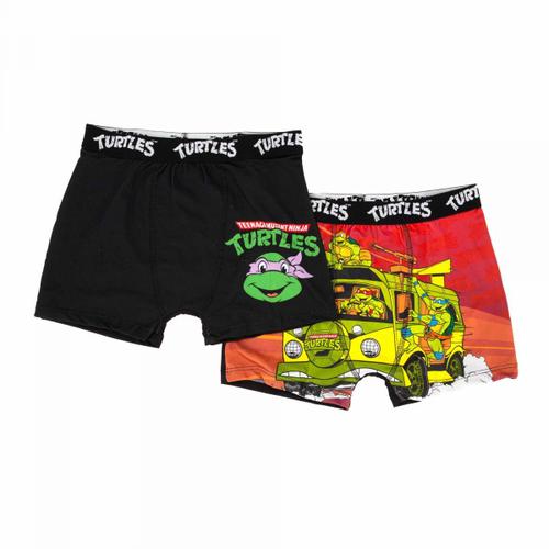 Lot De 2 Boxers Tortues Ninja Stretch Enfant Nickelodeon