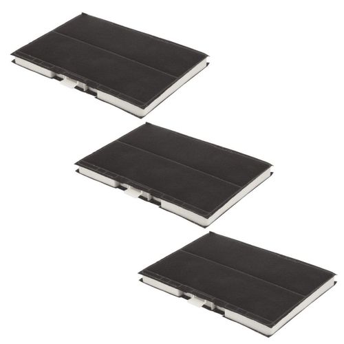 Lot de trois filtres de charbon actif Hotte (00705432 BOSCH CONSTRUCTA NEFF SIEMENS VIVA)