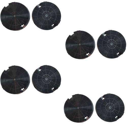Lot de huit filtres charbon type 29 CHF029 195X33 mm Hotte (481249038013 AMC912 AEG ARISTON HOTPOINT ARTHUR MARTIN ELECTROLUX BAUKNECHT BOSCH BRANDT ELECTROLUX ELICA FAGOR IGNIS IKEA IKEA WHIRLPOOL IN