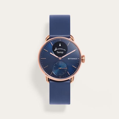 Withings Scanwatch 2 - Montre Connectée Santé Ecg Spo2 Température 38mm Bleu