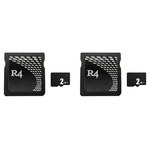 2X Carte de R4 + Mémoire 2 Go pour Gravure Wood/ Dual Core NDSL Génération