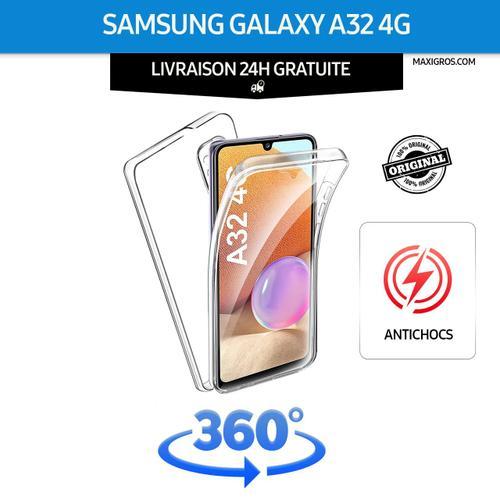 Topaccs [ Samsung Galaxy A32 4g ] Coque 360° / Ultra Résistant/Protection Intégrale 2022 Qualité Aaa [Topaccs], Transparent