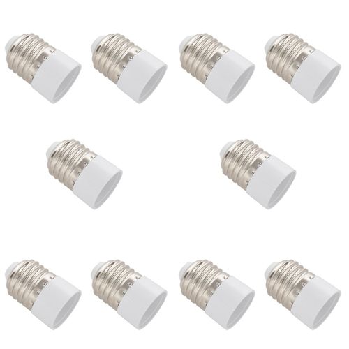 10X Adaptateur de Douille E14 Vers E27 pour Lampe LED