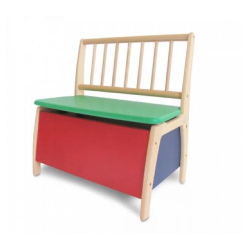 Geuther Banc Coffre Bois Bambino Couleur Multicolor