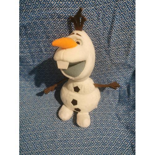 Doudou Peluche Olaf Sonore Etoiles Paillettes Bouche Bleue Disney Giochi Preziosi