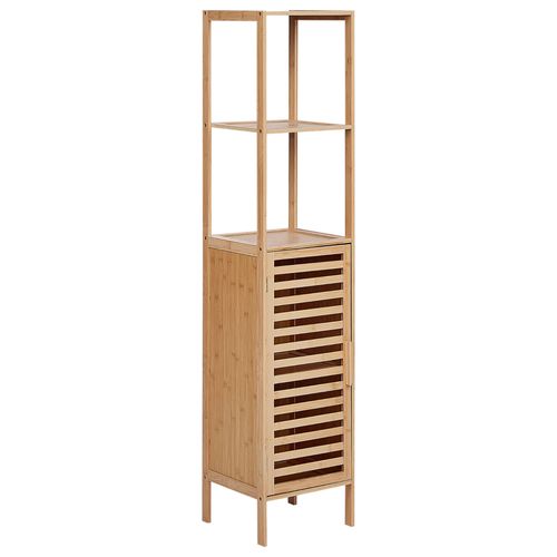 Meuble de salle de bain en bois de bambou clair OWASSO