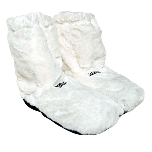 Hot Boots Deluxe, Chaussons Chauffants - Blanc - 40