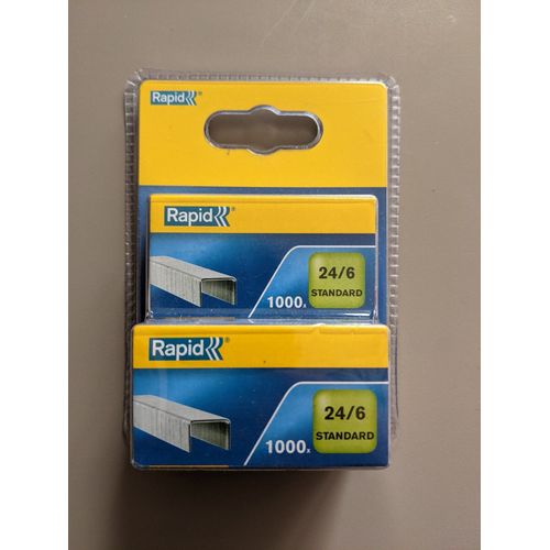 Lot de 1000 agrafes 24/6