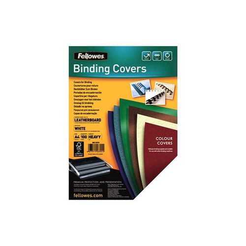 Fellowes Couverture Pour Reliure Delta, Texture De Cuir, A4,