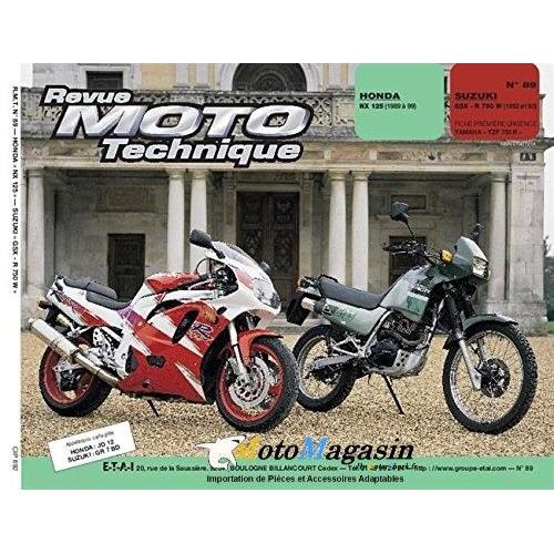 CARTE FICHE MOTO . SUZUKI GSX 750 R . FICHE NEUVE