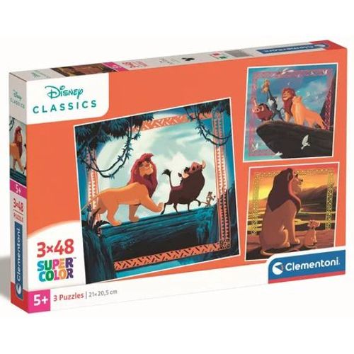 Puzzle Enfant 3x48 Pièces - Le Roi Lion
