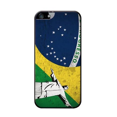 Coque Iphone 4 4s Drapeau Bresil Corcovado Silicone Rigide (Tpu)