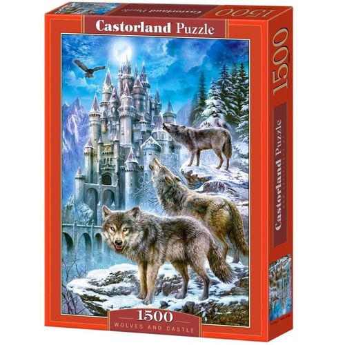 Castorland, Puzzle - Wolves And Castle - 1500 Pièces