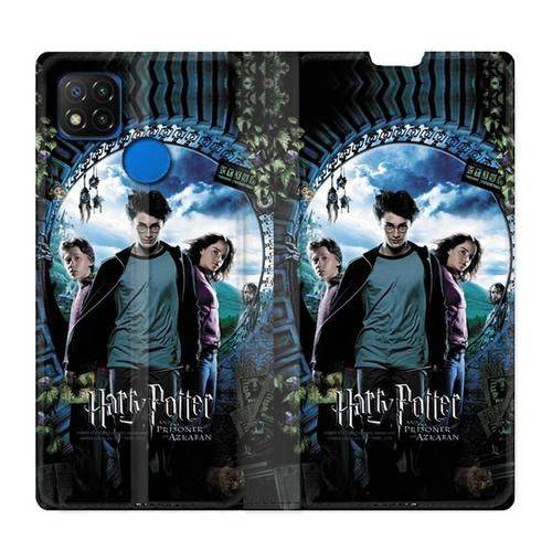 Housse Cuir Portefeuille Pour Xiaomi Redmi 9c Wb License Harry Potter Azkaban