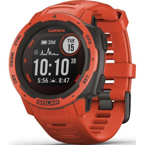 Montre Sport Garmin Instinct Solar Flame Red