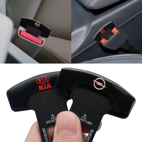 2pcs-Renault - Qualité Alliage De Ceinture De Siège De Voiture Housse Clip Ceinture De Sécurité Prise Pour Nissan X-Trail Tiida Qashqai Livina Fairlady Pulsar Cube