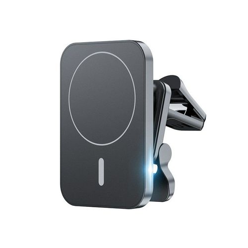 Chargeur Sans Fil Magnétique De Voiture 15w Chargeur Magsafe Noir-Avancé Et Sophistiqué-Sodexuu