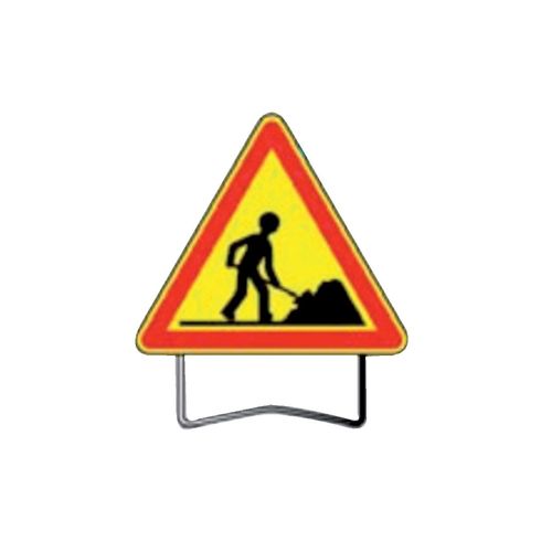 Panneau de signalisation de danger 'Chantier' série AK5 1000 mm - TALIAPLAST - 522004
